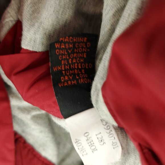 VTG 2004 Banana Republic Track-Style Zip Pocket Pants 8 Red - Picture 15 of 16